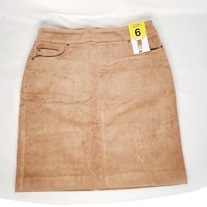 S.C. & Co. Women's Pull-On Corduroy Skirt